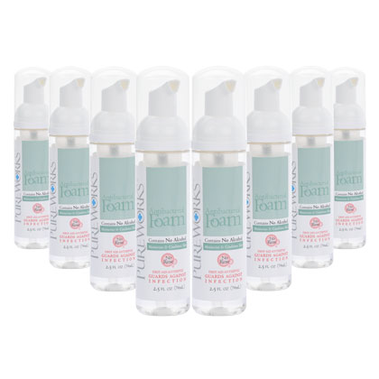 PureWorks'  Antibacterial Foam  2.5oz Case of Eight
