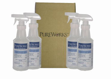 PureWorks' One-Step Disinfectant 32oz Case of Four