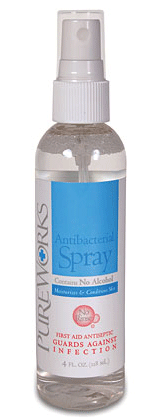 PureWorks' Antibacterial Skin Spray 4oz