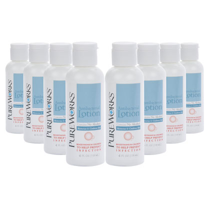 PureWorks' Antibacterial Lotion 4 oz Case of Eight