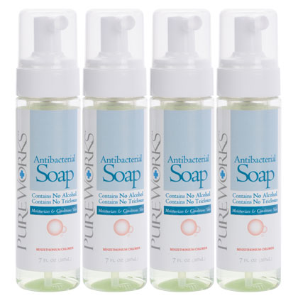 PureWorks' Antibacterial Soap 7oz Case of Four