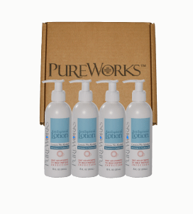 PureWorks' Antibacterial Lotion 8oz Case of Four