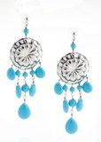 Southwest Concha Earrings - More Details