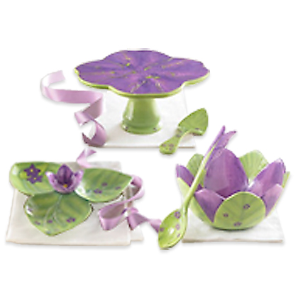 Violet Serving Piece Collection