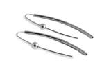 Silver Slider Earrings - More Details