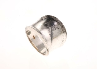 Liquid Silver Ring - Size 9