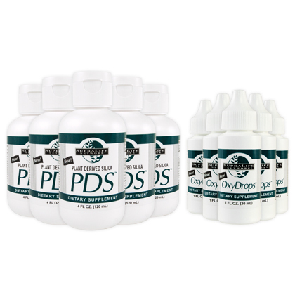 Silica/Oxy Pack (6 Plant Derived Silica + 6 OxyDrops)