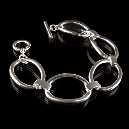 SILVER LINK BRACELET