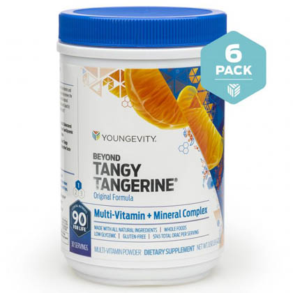 6 Pack Wallach Beyond Tangy Tangerine BTT 2.0 Tablets Youngevity Dr 120 